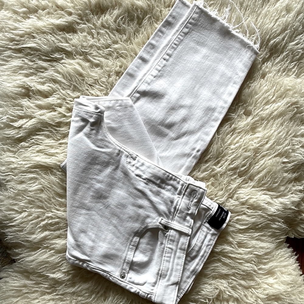 Gap crisp white denim favorite leggings women’s 8 regular